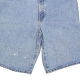 IUO Mens Denim Blue Casual Shorts M W30 Cotton Blend Relaxed Fit