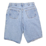 IUO Mens Denim Blue Casual Shorts M W30 Cotton Blend Relaxed Fit