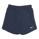 NIKE Mens Shorts Navy Casual Plain M W30 Lightweight Polyester Blend