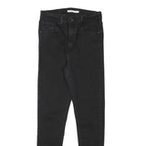 LEVI'S Womens Black Slim Skinny Denim Jeans Cotton Blend W26 L28 Classic Fit
