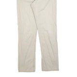 LEVI'S Mens Regular Fit Beige Cotton Blend Trousers W32 L34 Casual Zip Closure