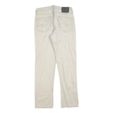 LEVI'S Mens Regular Fit Beige Cotton Blend Trousers W32 L34 Casual Zip Closure