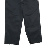 DICKIES Mens Slim Black Trousers W34 L25 Workwear Zip Closure Classic Straight