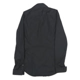 BOSS HUGO BOSS Mens Black Cotton Shirt S Button Collar Long Sleeve Formal