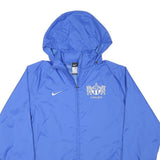NIKE Boys Blue Storm-Fit Lightweight Zip Hooded Jacket XL Polyester Plain Casual