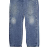 LEVI'S 501 Mens Jeans Blue Regular Straight Denim Medium W35 L34 Classic Button