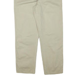 CHRISTOPHER AND BANK Womens Cotton Blend Beige Relaxed Straight Trousers W31 L29