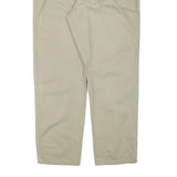 CHRISTOPHER AND BANK Womens Cotton Blend Beige Relaxed Straight Trousers W31 L29