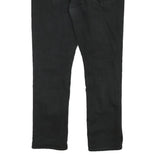 LEVI'S Mens Black Regular Fit Straight Denim Jeans Zip W34 L28 Classic Style