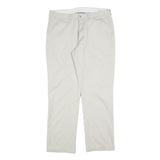 POLO RALPH LAUREN Mens Cotton Blend Beige Relaxed Straight Trousers W38 L34