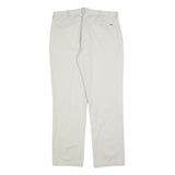 POLO RALPH LAUREN Mens Cotton Blend Beige Relaxed Straight Trousers W38 L34