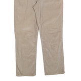 CALVIN KLEIN JEANS Womens Cotton Blend Beige Regular Straight Trousers W34 L28