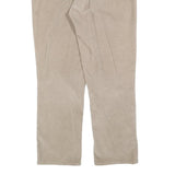 CALVIN KLEIN JEANS Womens Cotton Blend Beige Regular Straight Trousers W34 L28