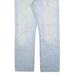 LEVI'S 501 Mens Jeans Blue Regular Straight Denim Light W34 L30 Classic Button