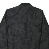 VANS Mens Black Quilted Jacket L Polyester Blend Button Closure Casual