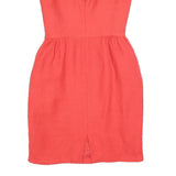 COAST Womens Coral Fit & Flare Cotton Blend Sleeveless Knee Length Dress UK 10