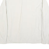 CALVIN KLEIN Mens White Plain 2XL Button Shirt Polyester Blend Casual Office