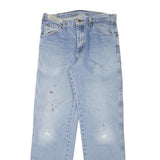 DICKIES Mens Regular Fit Denim Jeans Light Blue W32 L32 Zip Pockets Casual