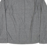 BENCH Mens Grey Cotton Blend Shirt XL Casual Button Front Pocket Long Sleeve