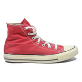 CONVERSE Chuck Taylor All Star Womens High Top Trainers Red Canvas UK 6 Classic