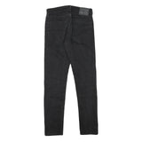 LEVI'S Mens Jeans Black Slim Skinny Denim W28 L30 Zip Cotton Blend Stylish