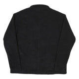 PATAGONIA Mens Black Zip Up Jacket XL Polyester Blend Plain Lightweight Warm