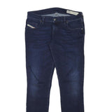 DIESEL Womens Jeans Blue Slim Skinny Denim Medium W30 L31 Stylish Cotton Blend