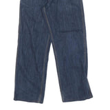 CARHARTT Mens Jeans Blue Regular Straight Denim Medium W28 L32 Workwear Zip