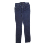 GUESS Womens Slim Blue Denim Slim Jeans W28 L30 Stretch Cotton Blend Zip