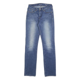 LEVI'S Womens Classic Blue Jeans Denim Medium W27 L32 Comfortable Zip Closure