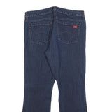 DICKIES Womens Slim Blue Denim Bootcut Jeans Cotton Blend W34 L30