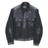 LEVI'S Womens Blue Denim Denim Jacket L Cotton Classic Button Closure