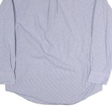 NAUTICA Mens Blue Check Shirt L Classic Cotton Long Sleeve Button Up