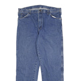 DICKIES Mens Jeans Blue Regular Straight Denim Medium W36 L32 Classic Workwear