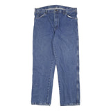 DICKIES Mens Jeans Blue Regular Straight Denim Medium W36 L32 Classic Workwear