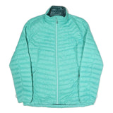 MAMMUT Womens Turquoise Jacket L Polyester Blend Quilted Lightweight Zip