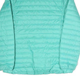 MAMMUT Womens Turquoise Jacket L Polyester Blend Quilted Lightweight Zip