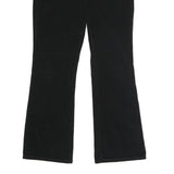 LEVI'S Womens Black Cotton Blend Relaxed Flared Trousers W32 L30