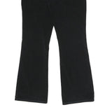 LEVI'S Womens Black Cotton Blend Relaxed Flared Trousers W32 L30