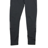 NIKE Womens Joggers Black Slim Skinny S W26 L28 Reflective Zip Detail Activewear