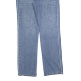 CARHARTT Mens Jeans Blue Relaxed Straight Denim Medium W36 L34 Zip Closure