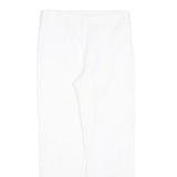 MAX MARA STUDIO Womens Polyester Blend White Slim Trousers W26 L26 Zip Casual