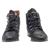 MAM'ZELLE Ankle Boots Black Suede Womens UK 3