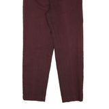 CALVIN KLEIN JEANS Womens Jeans Burgundy Regular Straight Denim W30 L28 Zip