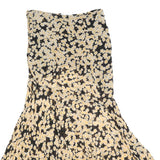 & OTHER STORIES Womens Black & Yellow Floral Midi Viscose Flare Skirt S Elegant