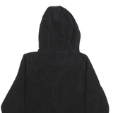 CALVIN KLEIN PERFORMANCE Womens Black Zip Up Hoodie Jacket S Polyester Plain