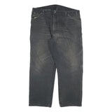 DICKIES Mens Regular Black Denim Classic Jeans W40 L29 Workwear Utility