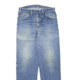 DICKIES Mens Regular Fit Denim Jeans Light Blue W32 L32 Classic Cotton Blend Zip