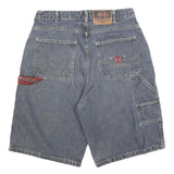 CROSS COLOURS Mens Denim Shorts Blue Casual M W32 Workwear Cotton Blend