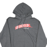 CHAMPION Mens Grey #iVoted Festival Pullover Hoodie L Cotton Blend Casual
